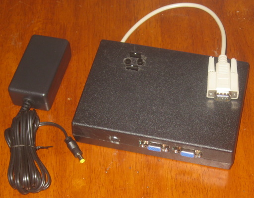 Outside my RGBI to VGA adapter