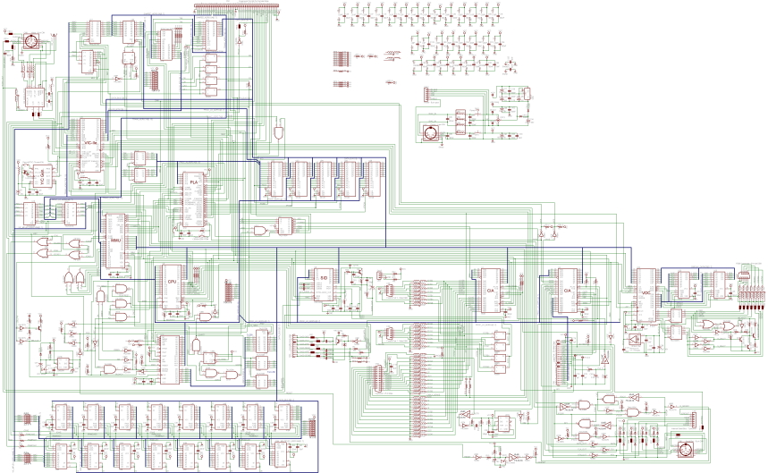 C128 Schematic (thumbnail view)