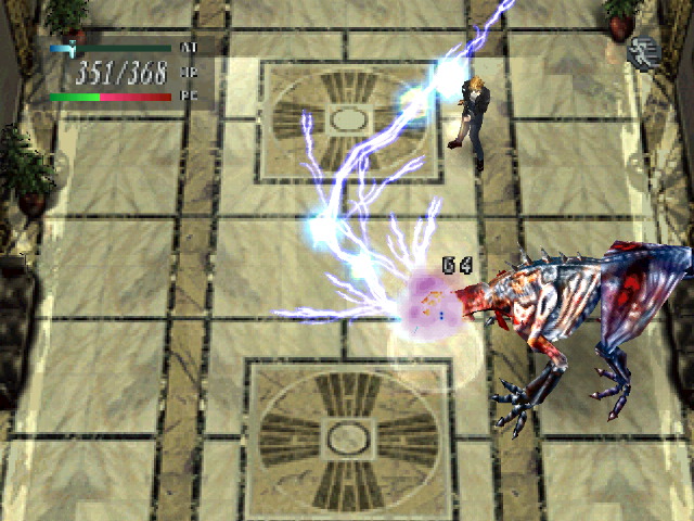 Aya battles two aligator men