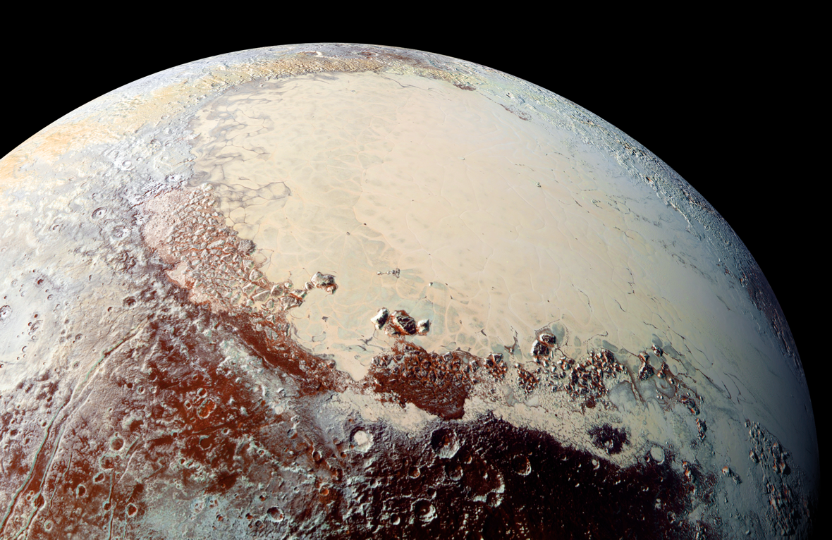 Image of Pluto captured by New Horizons in July of 2015.